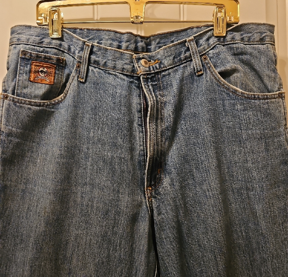 NWOT! Cinch Light Blue Relaxed Fit Men’s Jeans 38x34 - Picture 2 of 9
